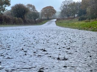 Heavy rain in much of England and Wales