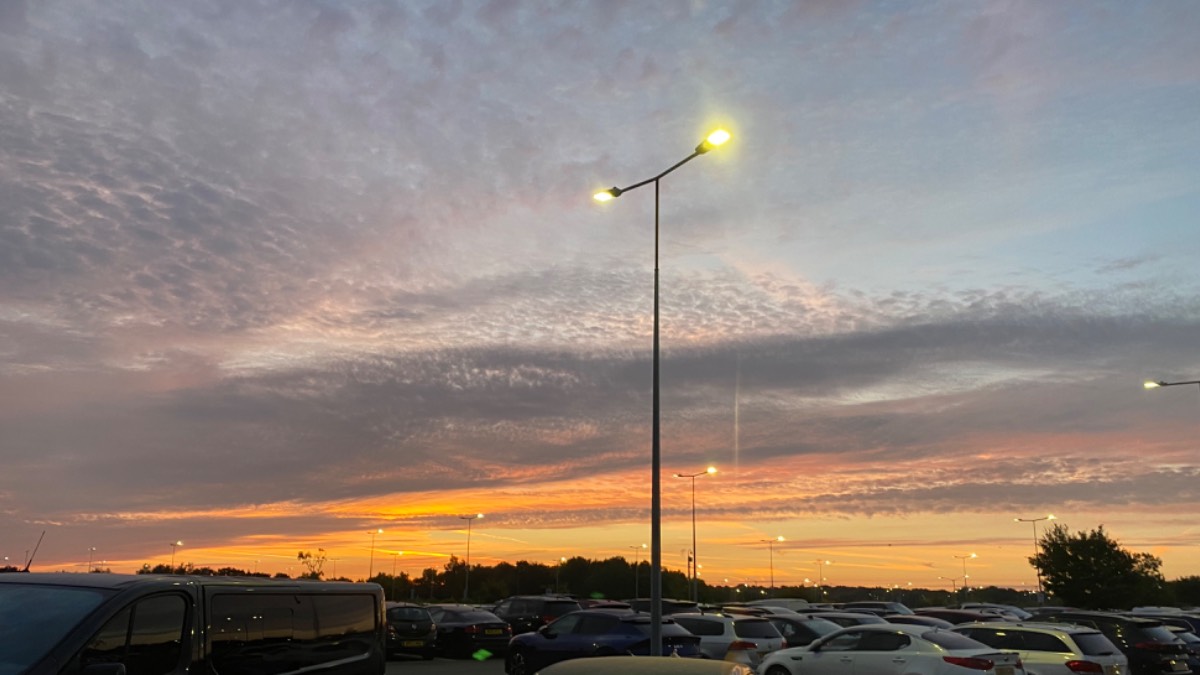 Sunrise at Stansted. Posted by Windy Willow