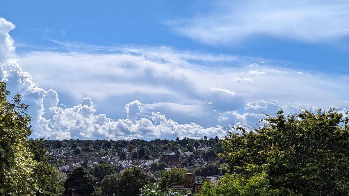 Showers incoming. Posted by Windy Willow