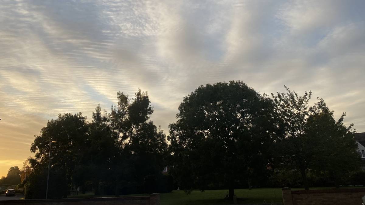 Sunrise on the village green. Posted by Windy Willow