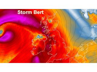 Storm Bert brings disruption this weekend